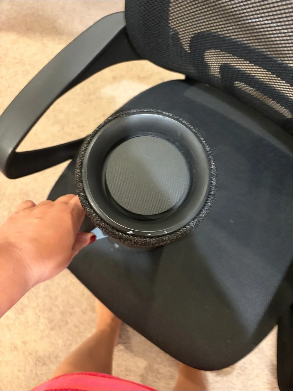 Sony Portable Bluetooth Speaker in Dark Gray Fabric